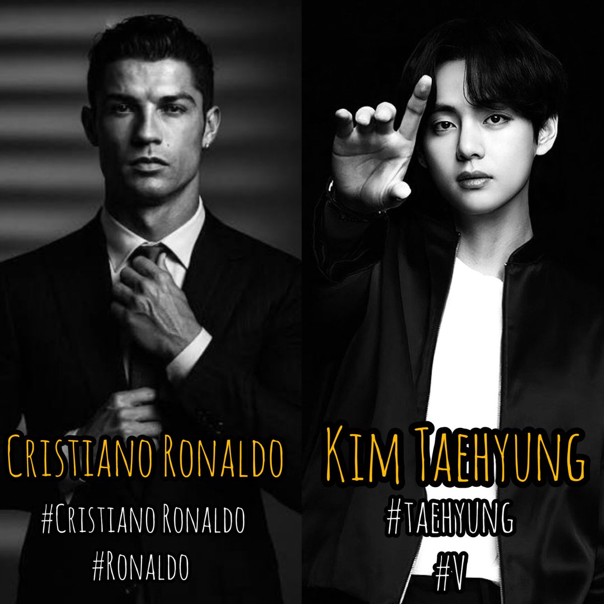 THVupdate's tweet photo. #V and Cristiano Ronaldo are the only individual acts in the world to have 2 hashtags over 196 Billion views on TikTok history🔥

#V is the first and only musician to achieve this milestone 🔥🔥 https://t.co/Bukcvyee4X