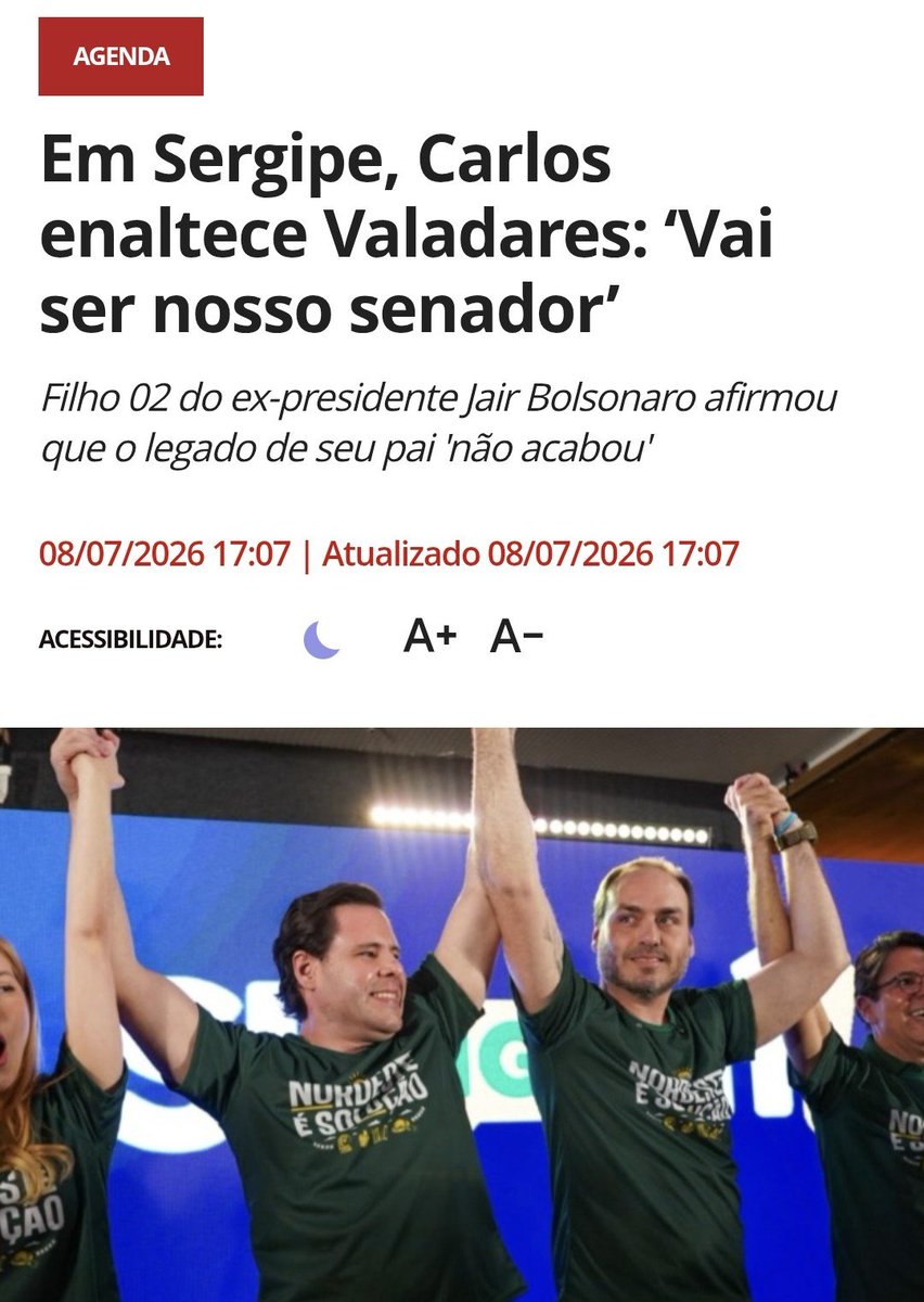 rodrivaladares_'s tweet photo. Destaque na imprensa nacional. 🇧🇷
@diariodopoder https://t.co/Mfv9OLfsl0