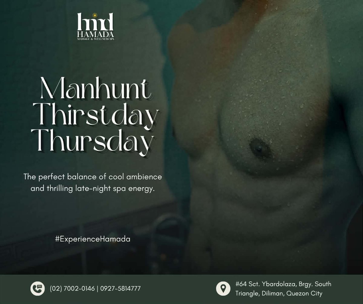 Hamadasspa's tweet photo. Experience the perfect blend of relaxation, premium wellness, and an exciting late-night atmosphere designed to help you unwind and recharge. 🌿
Your next great night starts here.✨
Book your reservation today!
0962-262-3247
#ExperienceHamada https://t.co/KnXNKJ96W6