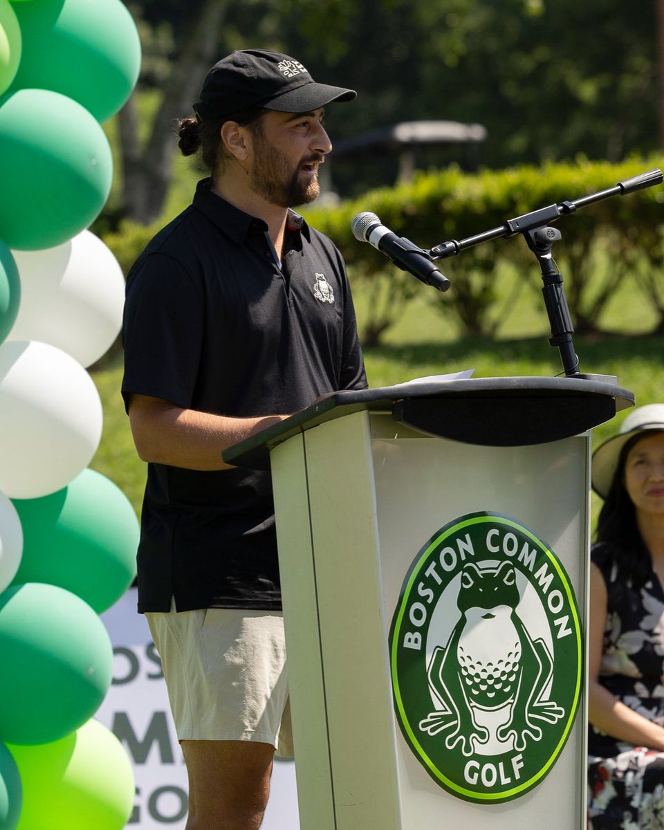 commongolf's tweet photo. Thank you to the 70+ young golfers who joined Mayor Wu, @NoahKahan, and @Keegan_Bradley for a special clinic as we launched Common Ground, a our new initiative to expand access to golf across New England. 

This is just the beginning! https://t.co/Ev8hf2ysfz