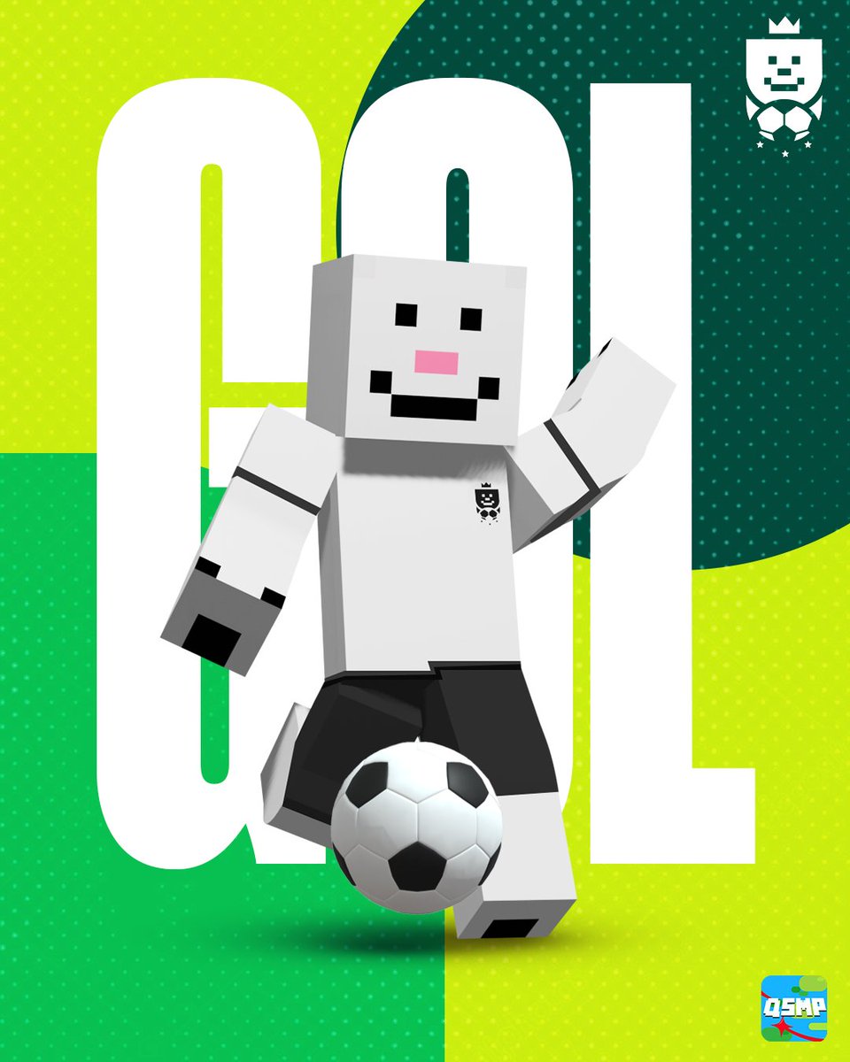 QSMPGlobal's tweet photo. ⚽️WELCOME TO QSMP CHAMPIONS CUP⚽️

Get ready for the official QSMP Mini Event, where teams will face off on the QSMP Field for glory, pride, and the title of QSMP Champion! 🏆

📅 Date: July 9th - July 15th
🏦 Location: QSMP Field
🕒 Match times will be posted on the app and on social media!

Check the QSMP App for all matches, schedules, and updates! 📱