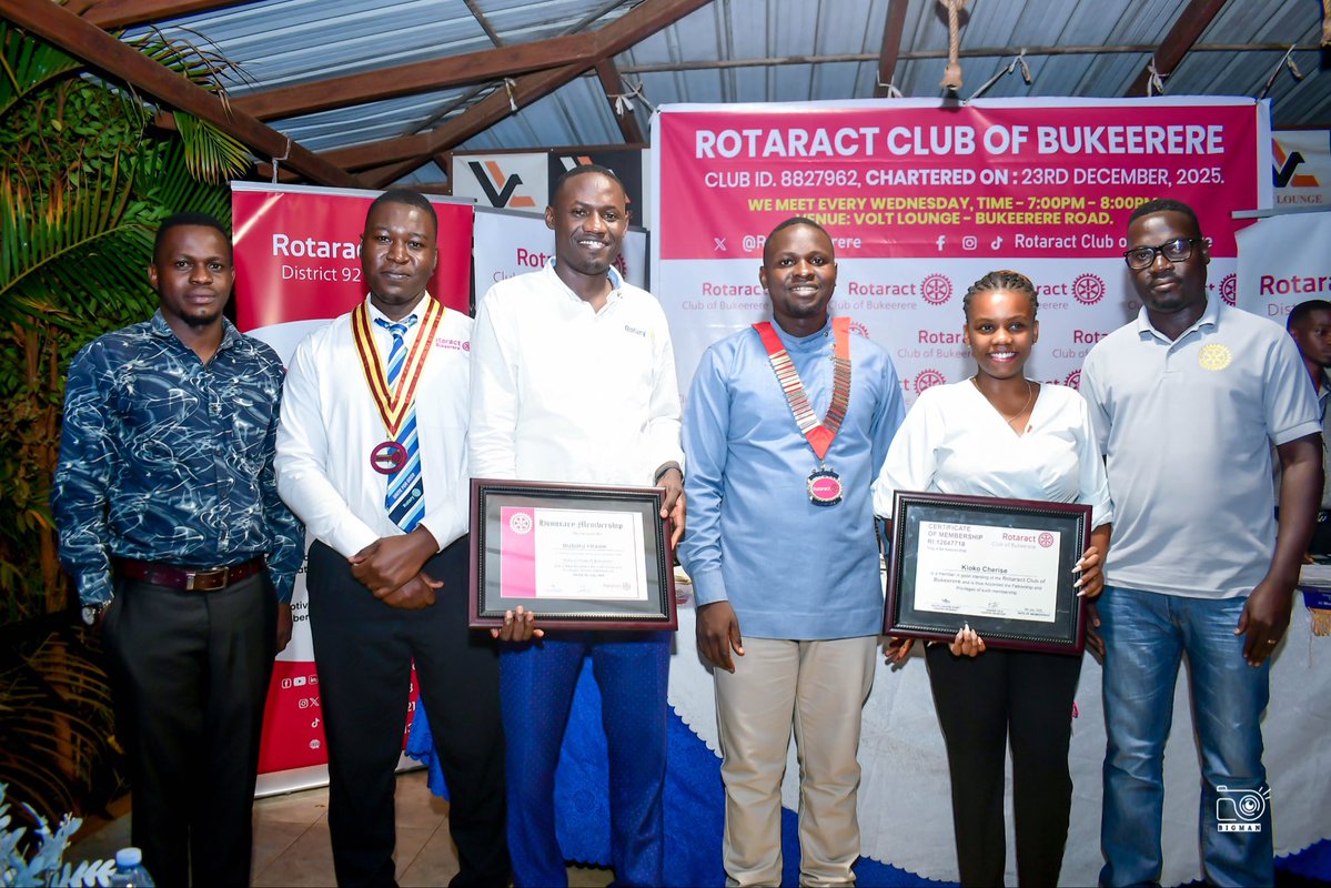 Rotaract club of Bukerere tweet media