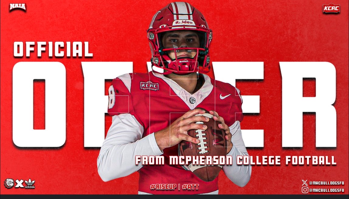 DonovenFoster's tweet photo. Blessed to receive my second offer from @MACBulldogsFB @CoachJFisc #agtg https://t.co/1X0zQkeI5a