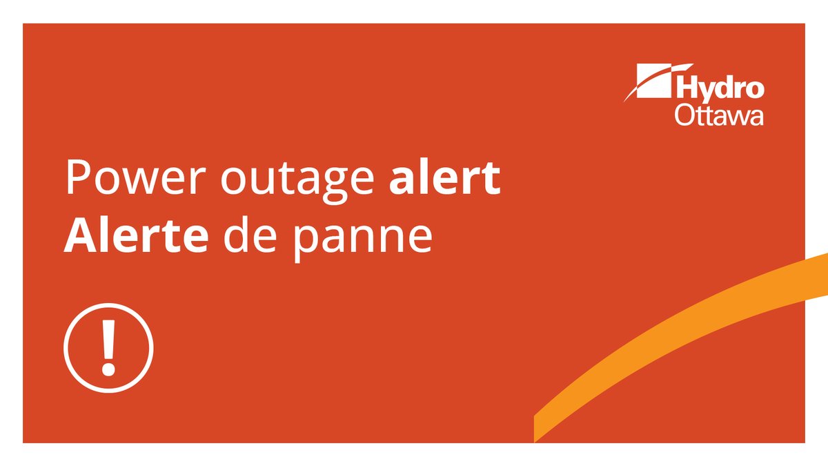 hydroottawa's tweet photo. ⚠️OUTAGE ALERT: We're aware of a power outage in EPWORTH, KANATA, BRIDLEWOOD, JANET KING, LONG FIELDS, JOCKVALE, BEAVERBROOK, NEPEAN, PARKWOOD HILLS, BARRHAVEN, SOUTH MARCHTS, and WOODROFFE impacting 3,640 customers. For updates and estimated times of restoration, check our outage map at https://t.co/CasZb0riWw. Make sure you’re signed up for our outage alerts: https://t.co/RjJhYDv4Lu Current ETR: ETR:2026-07-09 12:00 AM. 

#OttawaOutage #OttCity 

⚠️ALERTE DE PANNE: Nous sommes au courant d'une panne d'électricité qui touche 3,640 clients dans les EPWORTH, KANATA, BRIDLEWOOD, JANET KING, LONG FIELDS, JOCKVALE, BEAVERBROOK, NEPEAN, PARKWOOD HILLS, BARRHAVEN, SOUTH MARCHTS, et WOODROFFE. Pour les mises à jour et les heures estimées de rétablissement, consultez notre carte des pannes à l'adresse https://t.co/Y9vX91Vg00. Assurez-vous d'être abonné à nos alertes: https://t.co/fN7UpplLXg Le service devrait être rétabli vers ETR:2026-07-09 00h30.