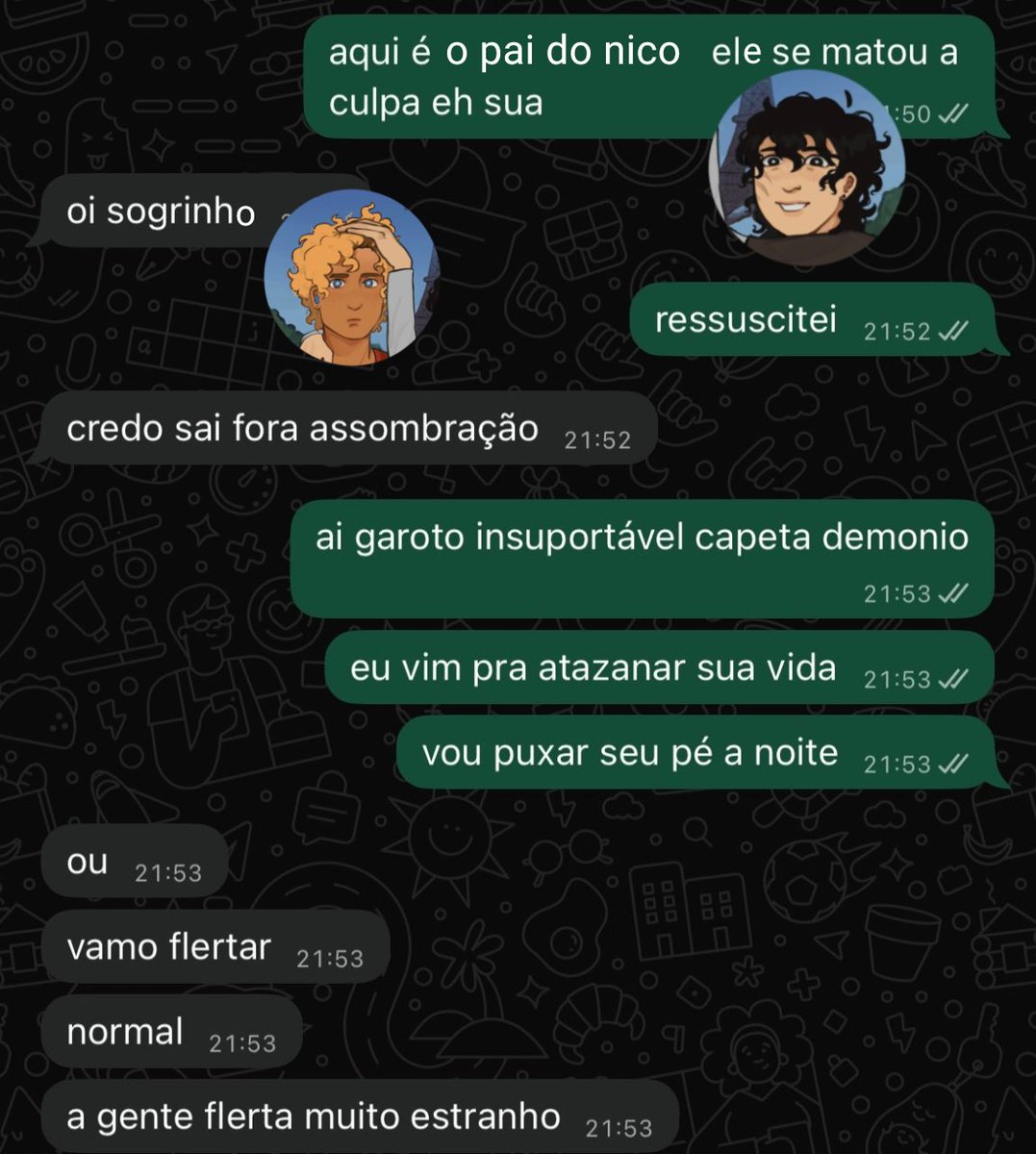 acervosolangelo's tweet photo. Eles canon demais (arte dos icons by nicothespy) https://t.co/CBOrvaBsMw
