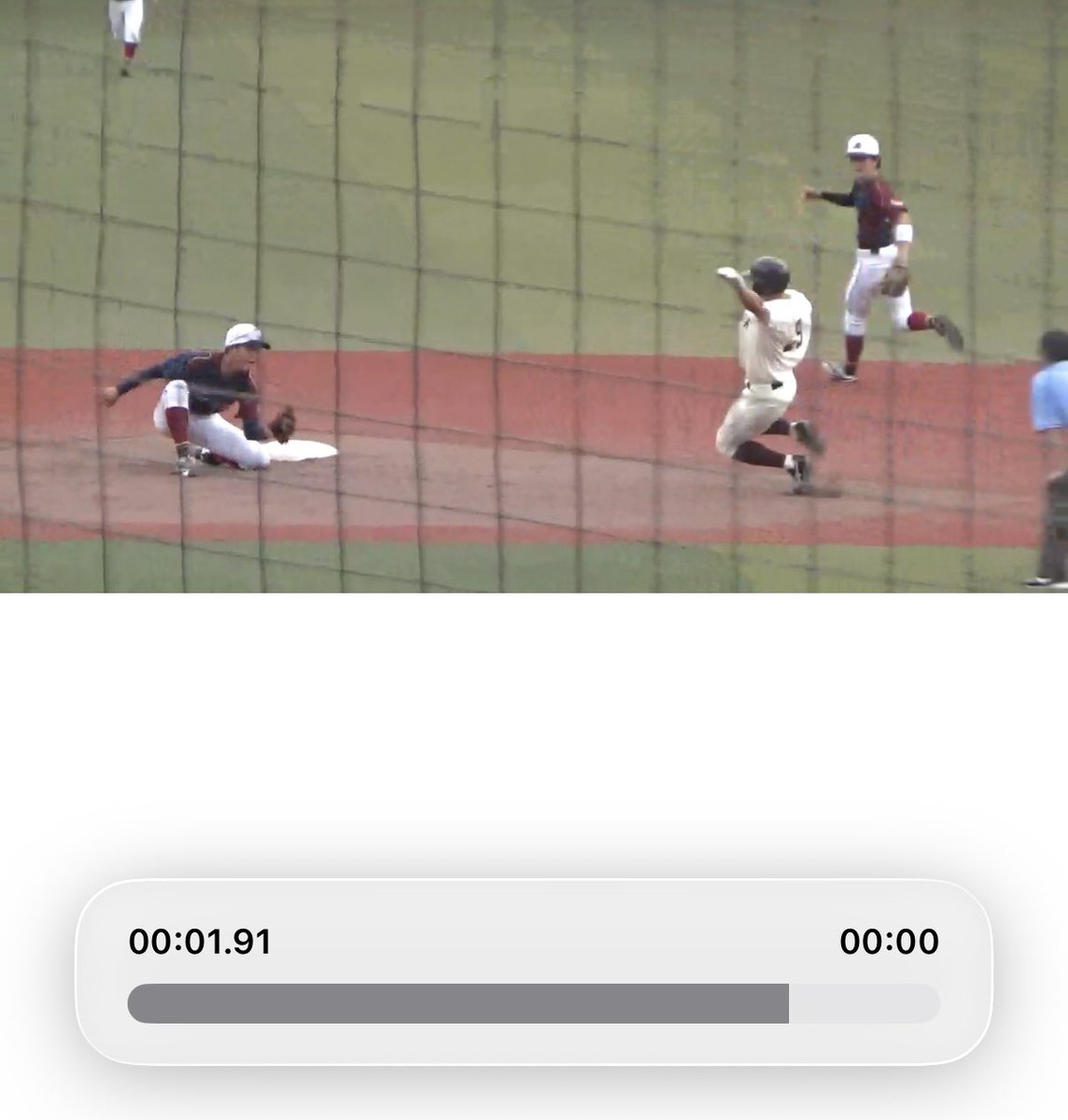 LF1NextPlayers1's tweet photo. @nabe_tyg14 特別試合楽しかったです✨

本間君計り直したら1.91秒でした！ https://t.co/5Tk4LLb8bL