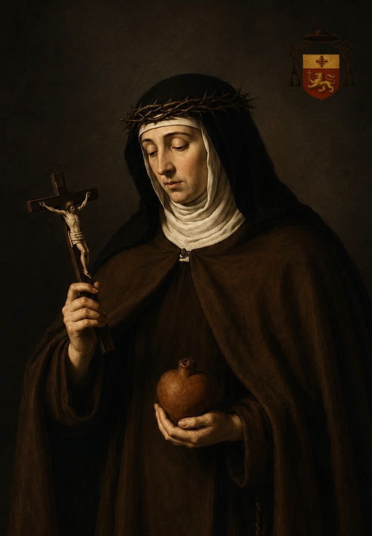 MarisolSte598's tweet photo. 9 de julio:
SANTA VERÓNICA GIULIANI
(1660-1727)

«La santa Comunión es verdadera medicina para nuestra alma: si estamos débiles, nos fortalece, si estamos frios, nos calienta, si estamos afligidos, nos consuela». https://t.co/AytRBASPUa