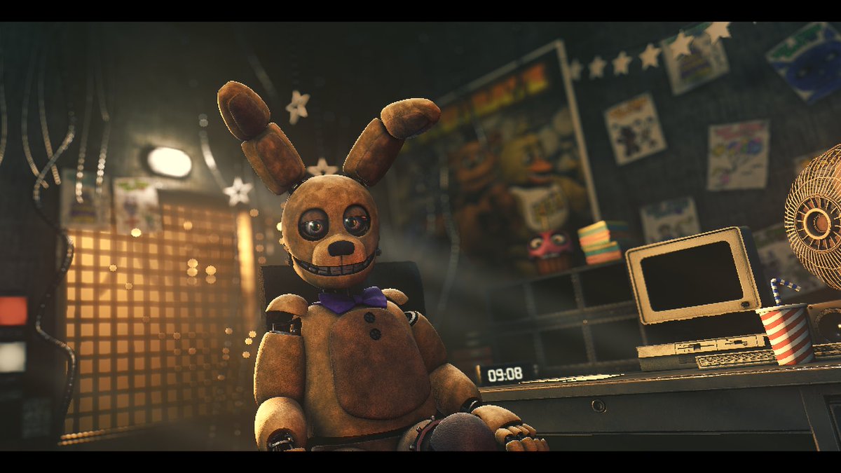 Jezzanimations's tweet photo. #fnaf #Springbonnie #c4d https://t.co/wYioWfw6E3