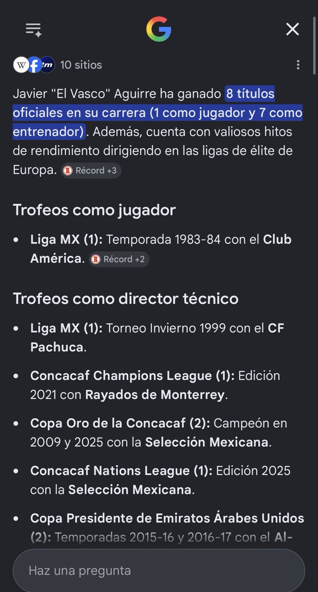 AlexanderMgnus's tweet photo. @DavidFaitelson_ Existe una campaña mediática orquestada desde Televisa para construir la percepción  de que Javier Aguirre es un gran técnico o un estratega de época. La realidad es que es un DT mediocre: SUMA solo 7 TÍTULOS oficiales en más de 30 AÑOS de carrera y 60 TORNEOS disputados!!! https://t.co/5fxQTmqrdA