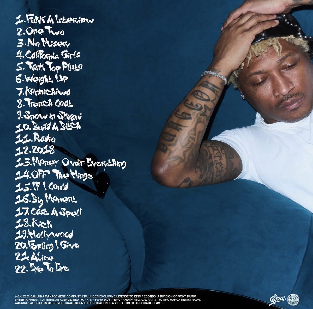 OnThinlce's tweet photo. FUTURE — THE REAL ME (COVER + TRACKLIST)

“Who u think featured on the album” — Future via Instagram 👀 https://t.co/kwAoSguQZU