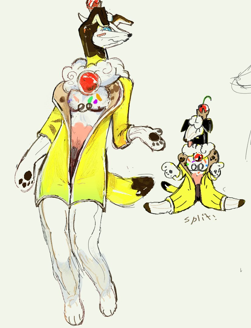 Scooterplastic's tweet photo. 🍌banana split thing https://t.co/FyUVF7OgMe