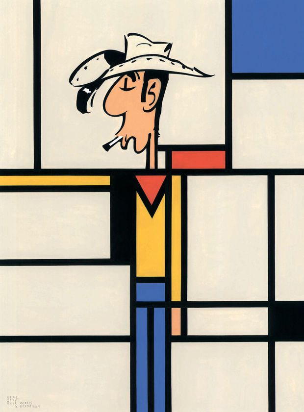 solisolsoli's tweet photo. Mondrian Kit, by Lucky Luke https://t.co/9ayKsjwsvS