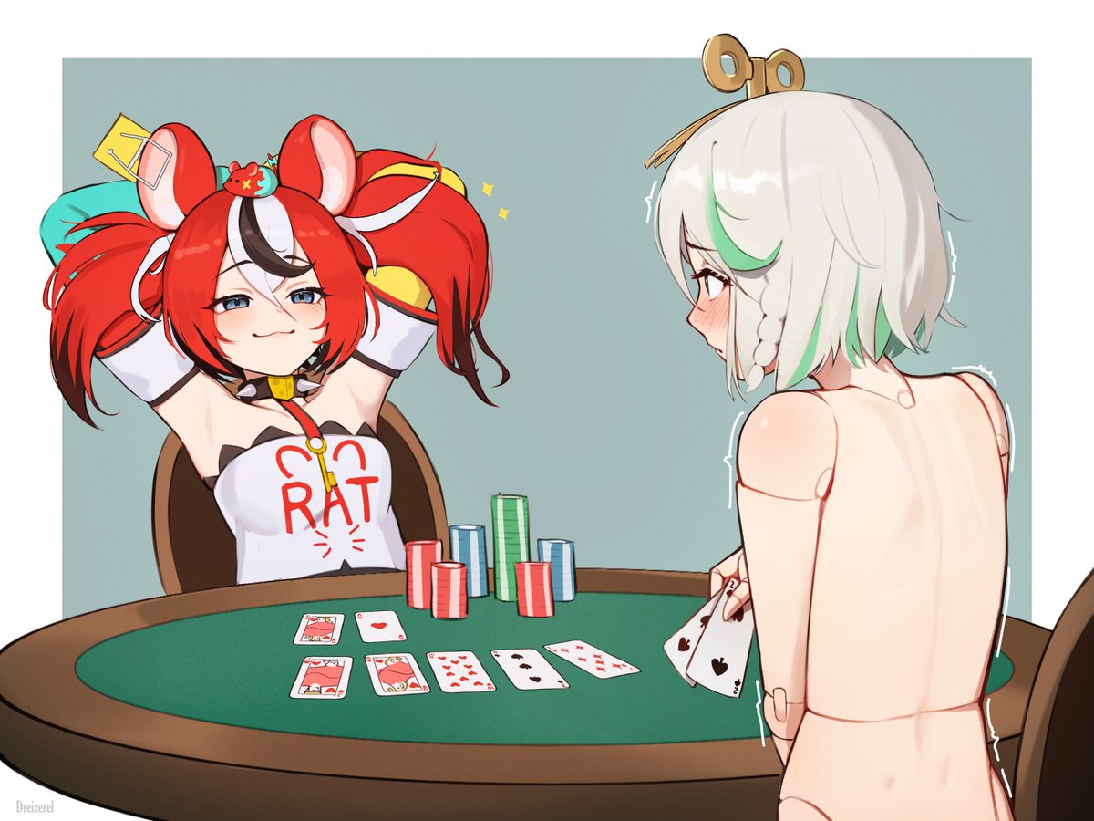 Dreizerel's tweet photo. Bae &amp; Cece playing poker 👀
Commission for @TheCosmicNeo ✨-- October 2025
#Immergination #BaelzBrush #Brattea https://t.co/ch5CQGGgTM
