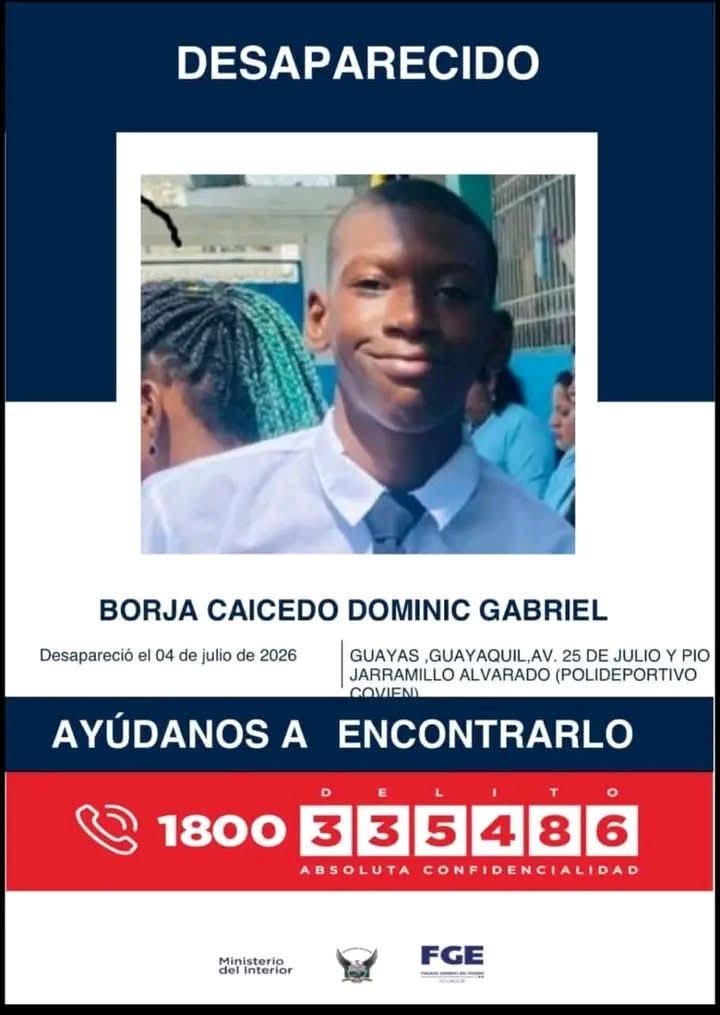 AmandaArbo4948's tweet photo. Dominic es un adolescente que pertenece a nuestro ATI Trinitaria, hace teatro y juega pelota y ahora está desaparecido.
¿Hasta cuándo debemos sufrir la desaparición de nuestros niños?
Por favor ayúdanos a encontrarlo🙏 https://t.co/HklHX0mAWA