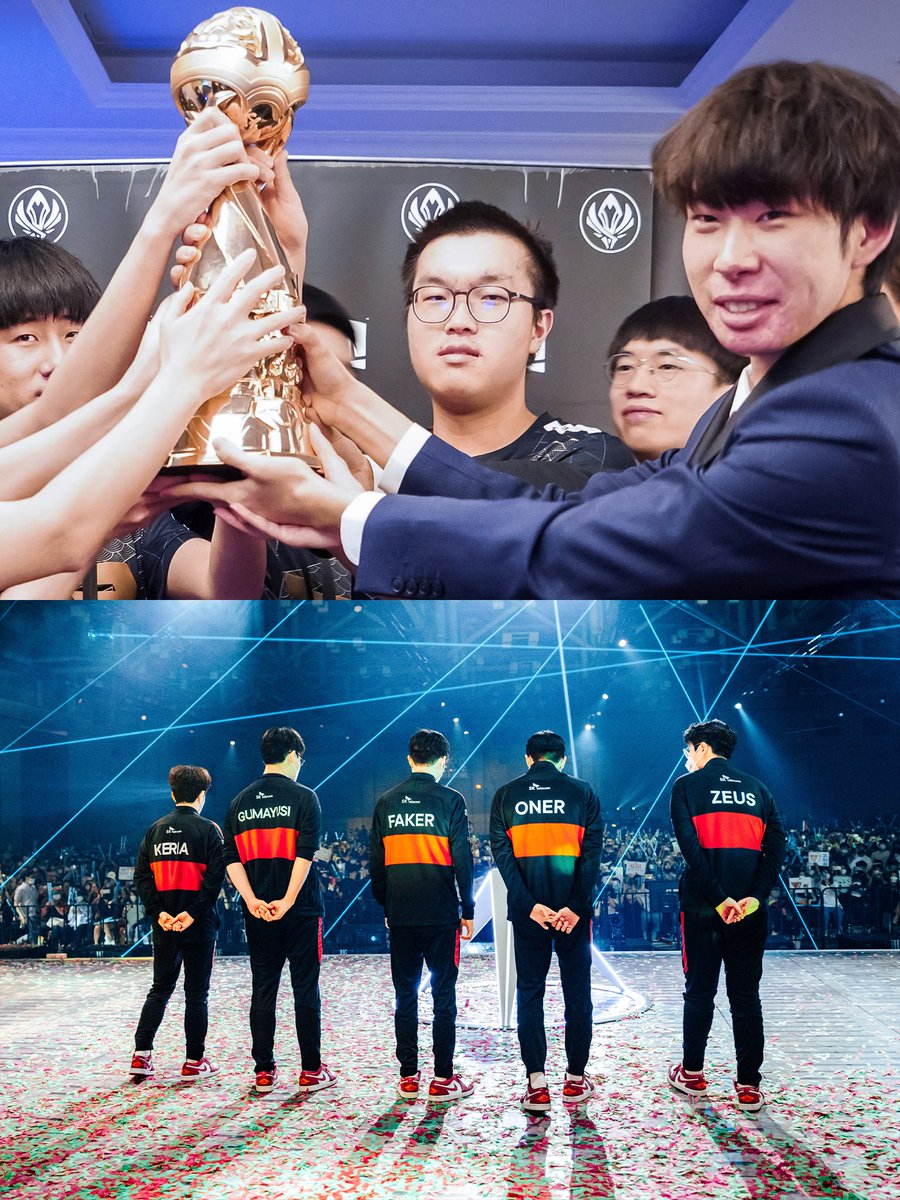 lolesports's tweet photo. MSI 2022 in Korea: Bin defeats ZOFGK and wins MSI.

MSI 2026 in Korea: Bin has already taken down Oner, Faker &amp; Keria - now he is facing Zeus &amp; Gumayusi next. https://t.co/fyph2VKMNQ
