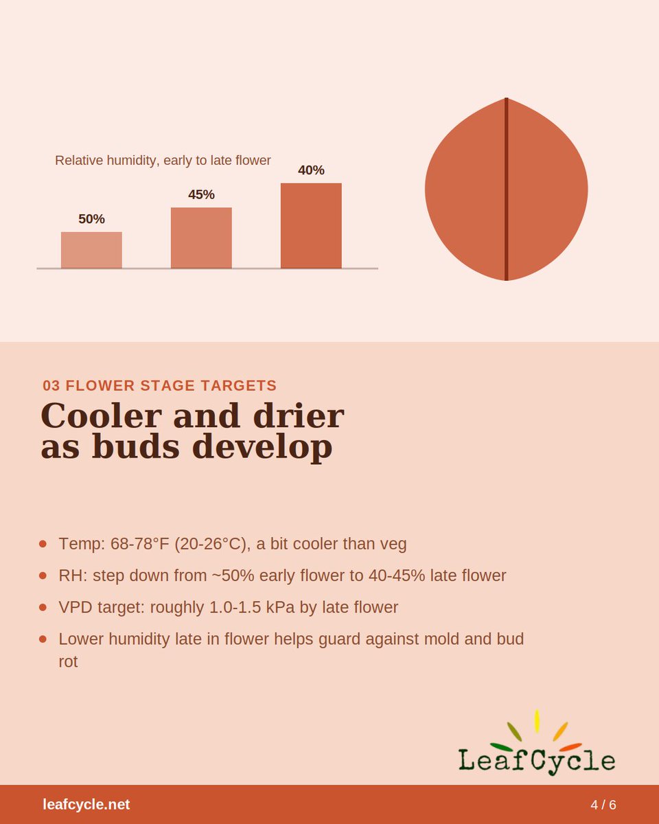 SamuelSmartG's tweet photo. 🌡️💧 Temp, humidity, and VPD explained.
If you've ever stared at your grow tent controller wondering why your plants look stressed even though the humidity "looks fine," VPD is probably the missing piece.

Swipe through for a quick breakdown: https://t.co/gQwyAX6V3P