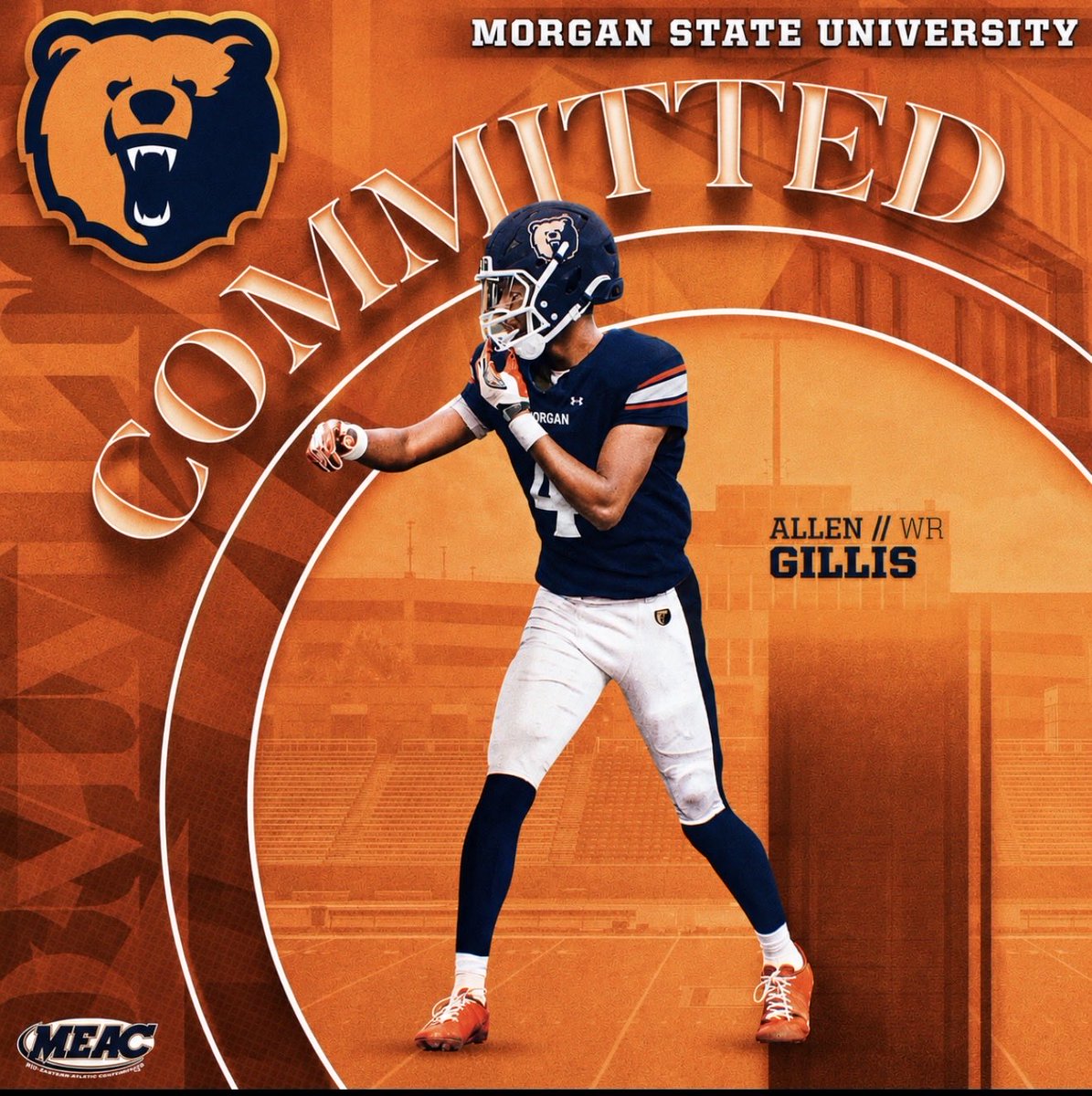 AG_1_4's tweet photo. I’m Home!!! #MorganStateFootball https://t.co/P4NCjFXQyP