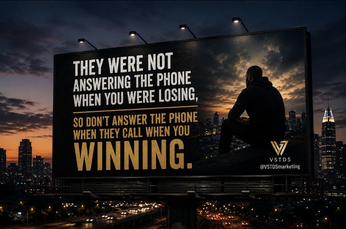 VSTDSmarketing's tweet photo. Success has a way of changing who calls you.

Don't forget who answered when you called.

@VSTDSmarketing https://t.co/52yCo9wvqZ