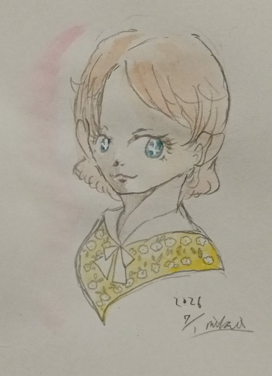 kawaii_anoko33's tweet photo. はじめまして！アナログで可愛い女の子練習アカウントです！時折デジタルもやりたいなぁ…とかも考えてます。はい。宜しければお友達になって下さい！
#イラスト #絵描きさんと繋がりたい #イラスト好きさんと繋がりたい https://t.co/719GDbqigL