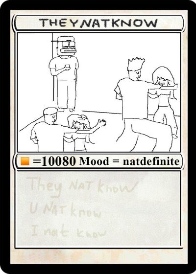 unatpepe's tweet photo. THEY NAT KNOW  
U NAT KNOW 
I NAT KNOW 

SALUTE @psyfrogger https://t.co/Wc0yiZau8f