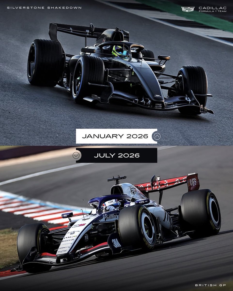 TSRacingPodcast's tweet photo. EVENING UPDATE: As underwhelming as they might be, I still envision the best for the rookie #cadillac team. Based on Charlotte my Queen City, made to represent, meant to drive far!🙌🏽👑

SOURCE: Original Post from @Cadillac_F1 on @instagram | July 8, 2026 (https://t.co/e8kIUD1MfK) https://t.co/3njjz7istv