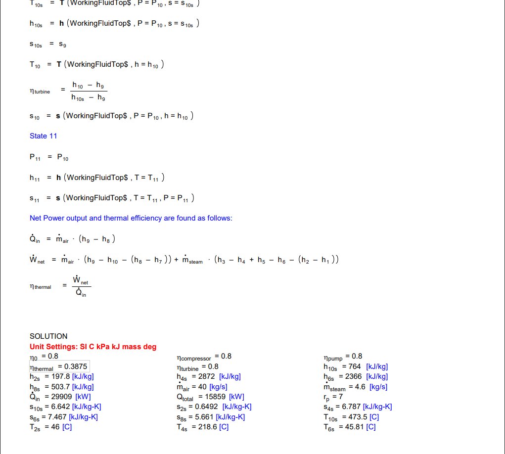 lukedw09's tweet photo. Today, after nearly 11 months, I have finished Thermodynamics: An Engineering Approach. 

Thermodynamics is incredibly foundational for engineering in general, from basic heat transfer via the First Law of Thermodynamics, all the way to the Maxwell relations that fundamentally relate the natural and nonnatural variables. It models the intricate relationships between heat, energy, temperature, and work that provide the basis for the action within the universe. This text provided me with the basics of gas mixtures, chemical reactions, exergy, and gas power cycles, all of which are essential for analyzing thrust chambers, determining the maximum theoretical work produced out of a jet engine, and measuring the second law efficiency of an engine throughout its flight.

At the beginning I found this subject quite challenging: the problems were unlike many I have seen before and I struggled to at times understand what it was asking. This was primarily due to the abstract concepts like entropy and exergy, that I struggled to fully consolidate. Thankfully, I persevered and thus expanded my capability. Oddly enough, I had to learn to code for this as well; Engineering Equation Solver (EES) was used in many of the problems, requiring me to vary parameters (e.g., adiabatic flame temperature vs excess air) or simply solve the problem due to the algebra required (calculating enthalpy off combustion).

I also want to express my heartfelt thanks to Yunus A. Çengel, Michael A. Boles, and Mehmet Kanoğlu for providing this text which is generously open to self-study with its plethora of images and clear explanations.