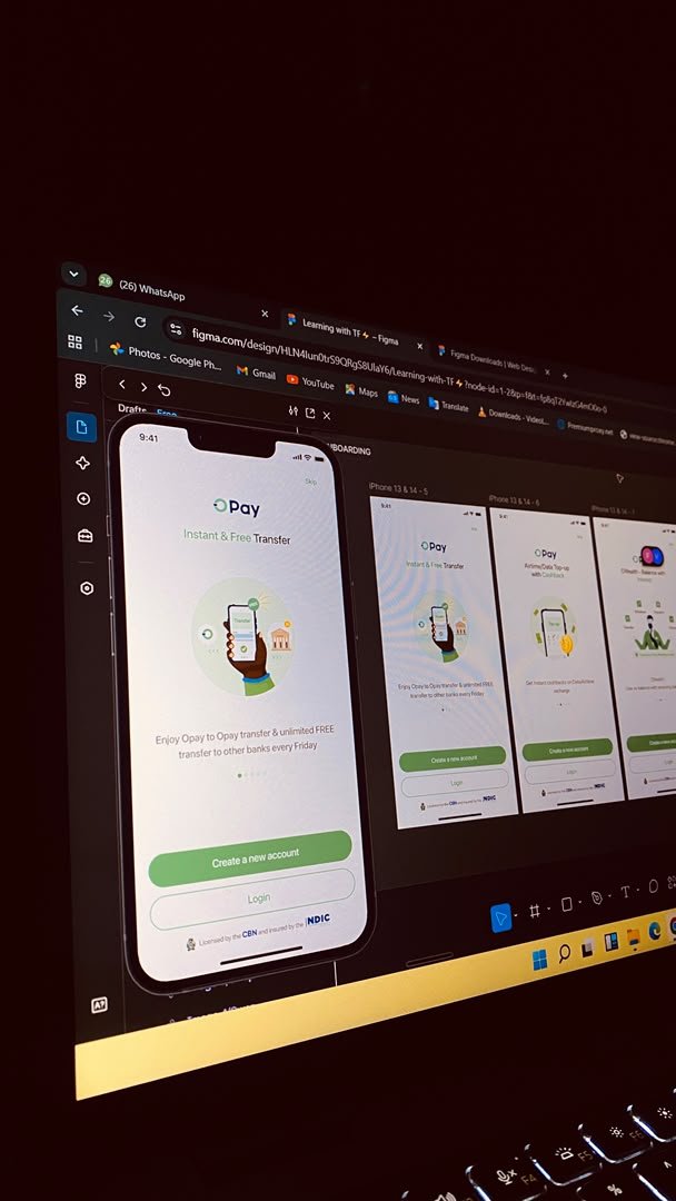 vtechuxx's tweet photo. Feels good to be back 😊

So i recently recreated Opay's Onboarding, Home, Transactions and Payment Receipt Screens.

I'll be dropping the full screens by morning but for now here's on peak on the UI, added a little tweak to it. 

Task credit: @thefavourthomas https://t.co/9vntRRrDNl