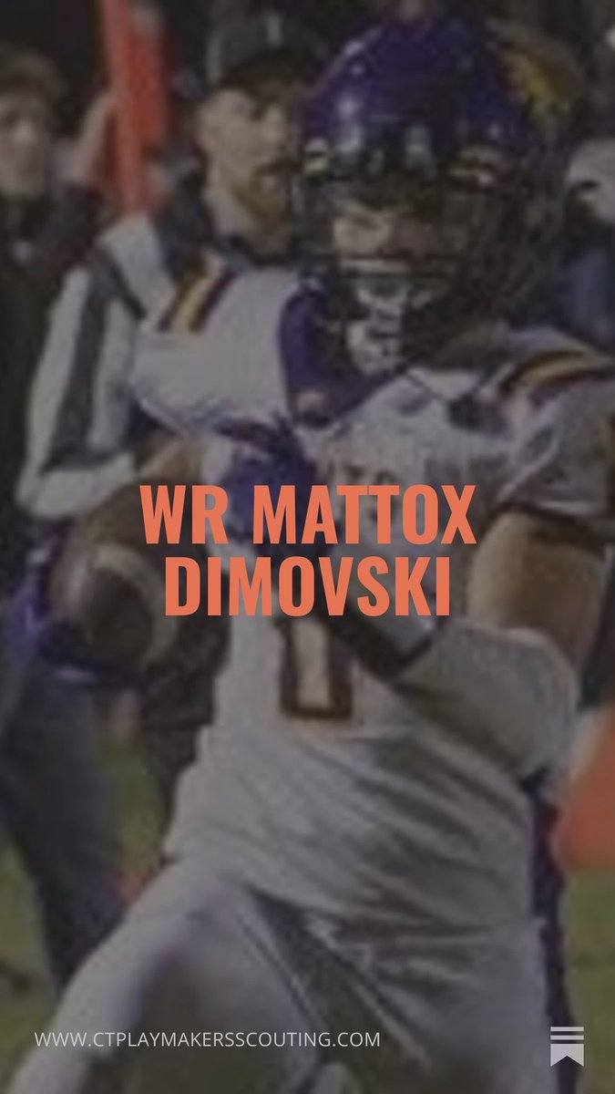 CTpmScout's tweet photo. PLAYER SPOTLIGHT: WR Mattox Dimovski

https://t.co/3UViMDoX60

@mattoxdimovski https://t.co/wmnuCRqdP3