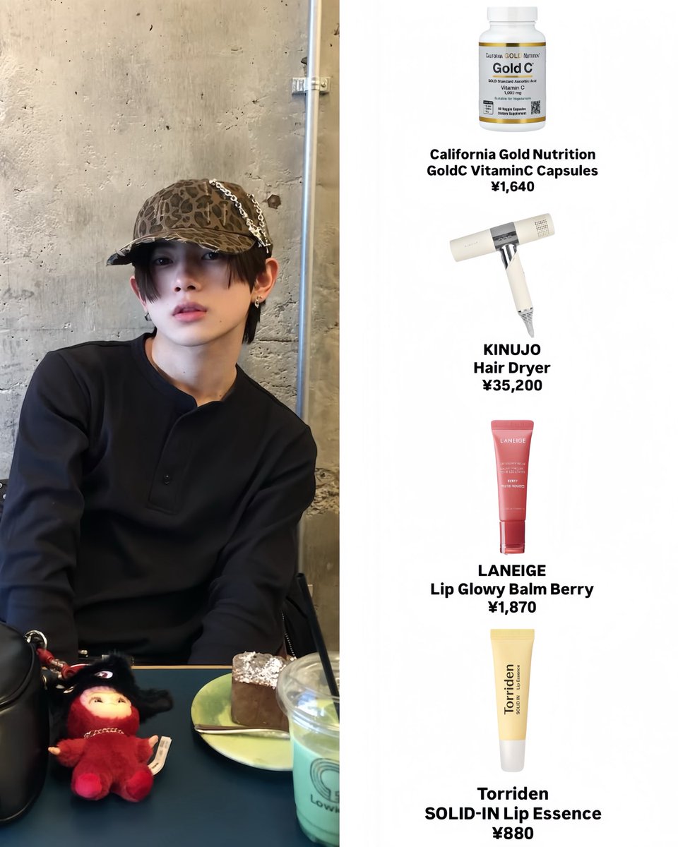 4th_items1's tweet photo. #KEI_RECOMMENDS
California Gold Nutrition
GoldC VitaminC Capsules
¥1,640
KINUJO
Hair Dryer
¥35,200
LANEIGE
Lip Glowy Balm Berry
¥1,870
Torriden
SOLID-IN Lip Essence
¥880
#KEI #BMSG #4th #RECOMMENDS https://t.co/TYD06y5iJ7