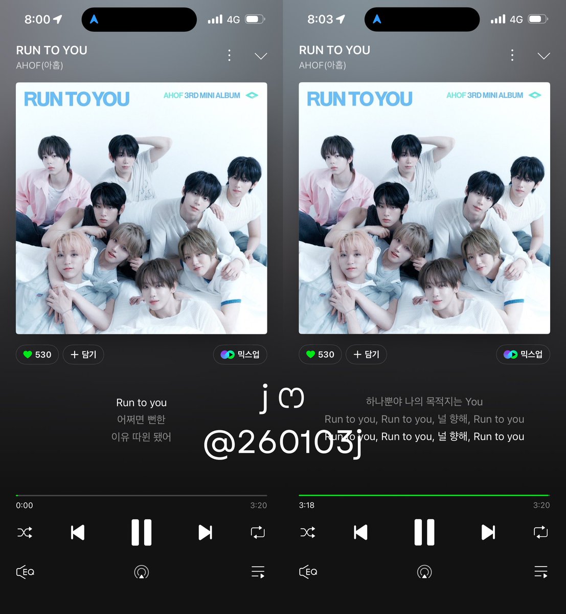 260103j's tweet photo. @AHOF_official #AHOF     #아홉        
#RUN_TO_YOU        
#멈추지않아_RUN_TO_YOU https://t.co/BeaBB3THDm