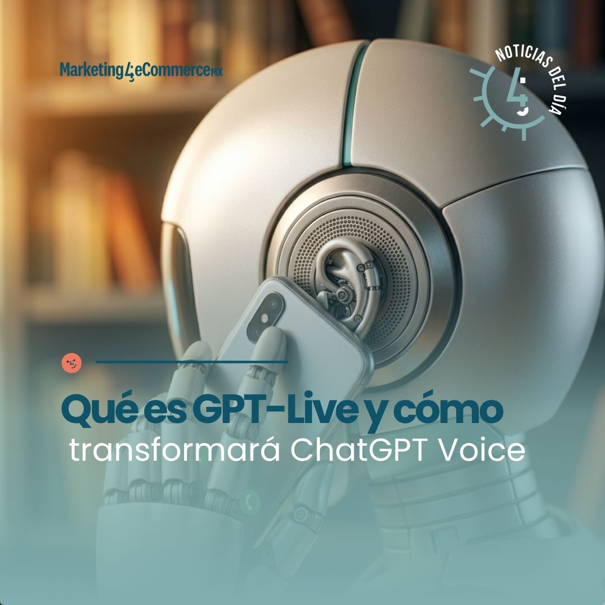Mkt4eCommerceMX's tweet photo. 🎙️🤖 Así funciona #GPT-Live de #OpenAI

El nuevo motor de voz de OpenAI no solo habla de forma ultra natural; ahora es capaz de delegar y procesar tareas complejas con modelos avanzados en segundo plano mientras sigue platicando contigo. 🧠⚡️

🔗 https://t.co/0bvQt2YU2P https://t.co/PRgRaPdwZI