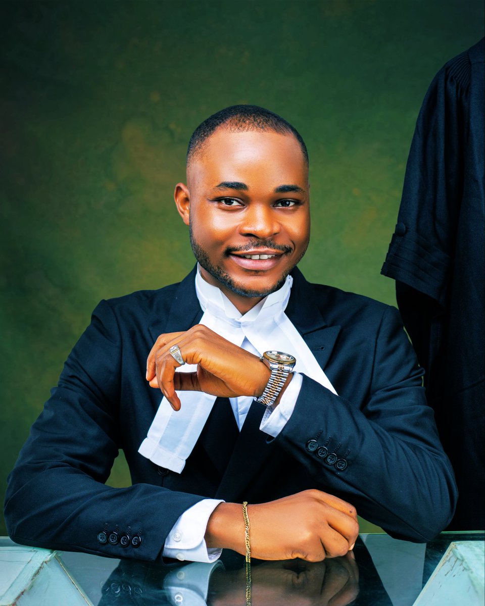 Whitematty_'s tweet photo. Re-introducing 

M. A. OKOH, ESQ. LL.B(Hon), B.L
BARRISTER AND SOLICITOR OF THE SUPREME COURT OF NIGERIA 🇳🇬⚖️

A journey of faith, perseverance, and purpose has brought me here. Every sacrifice was worth it. Allamdulilah 

#CallToBar2026 #Esq #Grace #Barrister #Lawyer https://t.co/KvPn5iuabj