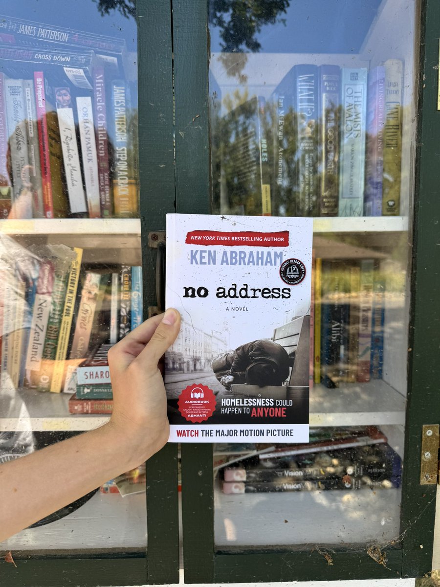 ETrainsWorld's tweet photo. Spent my morning visiting some local @littlefreelibrary locations to exchange and donate books. Here are a few stories I collected along the way! 📚👇🏼

An extra special surprise was finding a signed copy of NO ADDRESS a novel by NYT Bestselling Author Ken Abraham. 
NO ADDRESS [Homelessness Could Happen to ANYONE] is now a major motion picture @NoAddressMovie 

Another very cool find is the #mglit EVEREST by the one and only @gordonkorman and another find was MURDER IN PORTOFINO by @TAWilliamsBooks 

Happy to share brand new copies of the wonderful #kidlit “ALAN COLE CAN’T DANCE”  by Eric Bell
in exchange for these great Little Free Library finds!

#etraintalks #literacyadvocate #freelittlelibrary #community