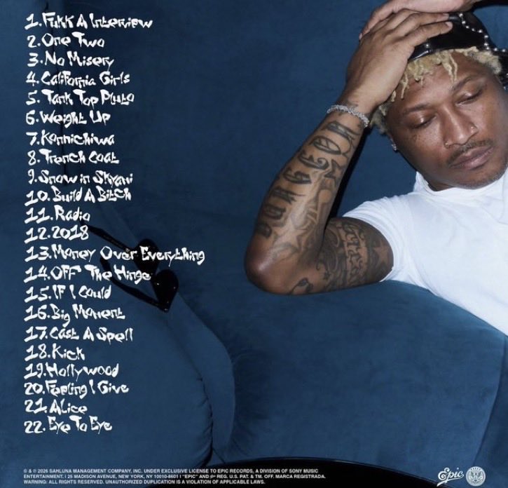 hznrap__'s tweet photo. Future gonna drop a classic on Friday 

22 Tracks 🦅 🔥 https://t.co/K5a626TvQK