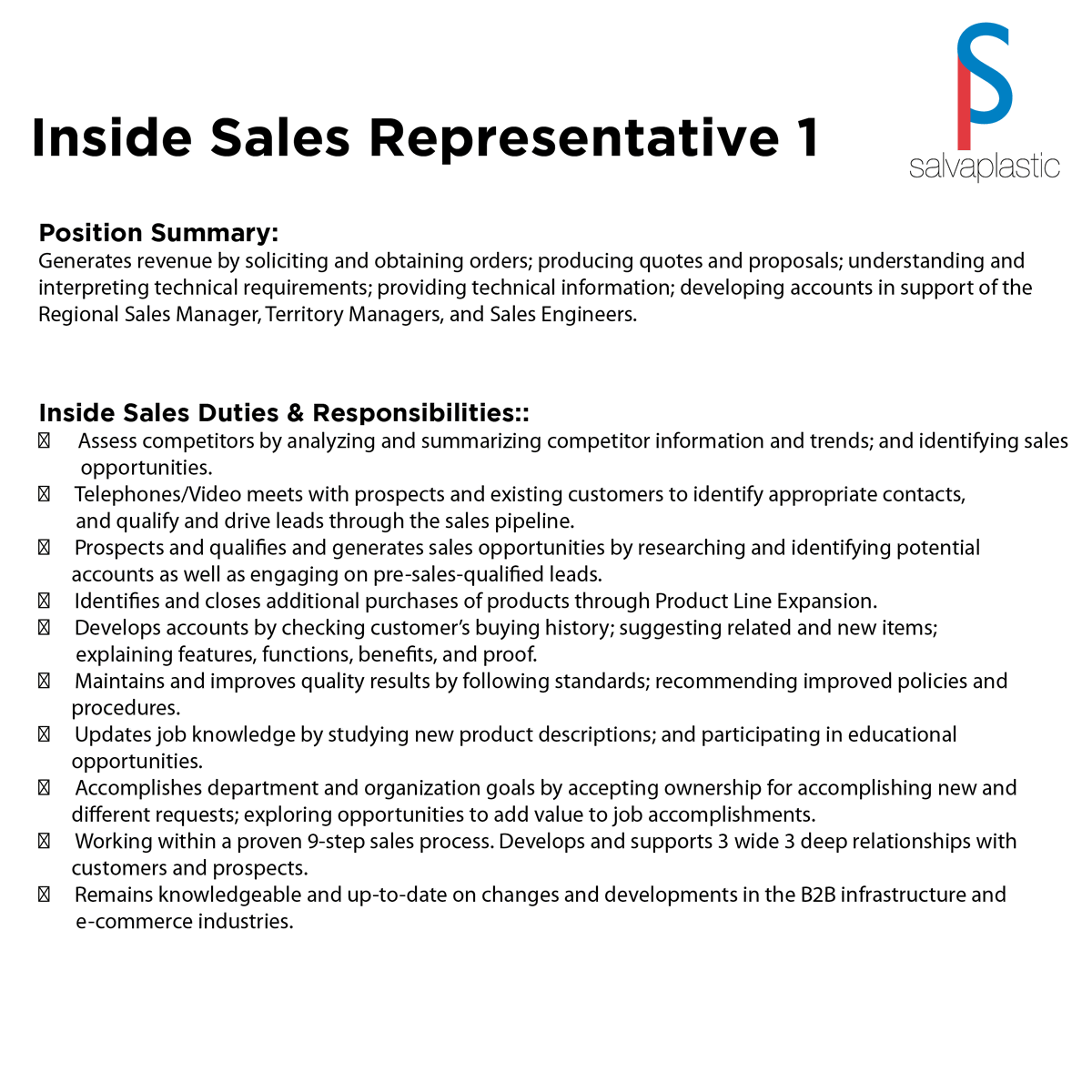 Salvaplastic's tweet photo. 🚀 We’re Hiring!
We are expanding and looking for goal-oriented professionals to fill two key office roles:
1. Inside Sales Representative
2. Digital Marketing Sales Representative
📩 Apply Now
Send your resume to empleos@salvaplastic.com.sv with the subject line: "Position name https://t.co/Jtk6vQbWz5