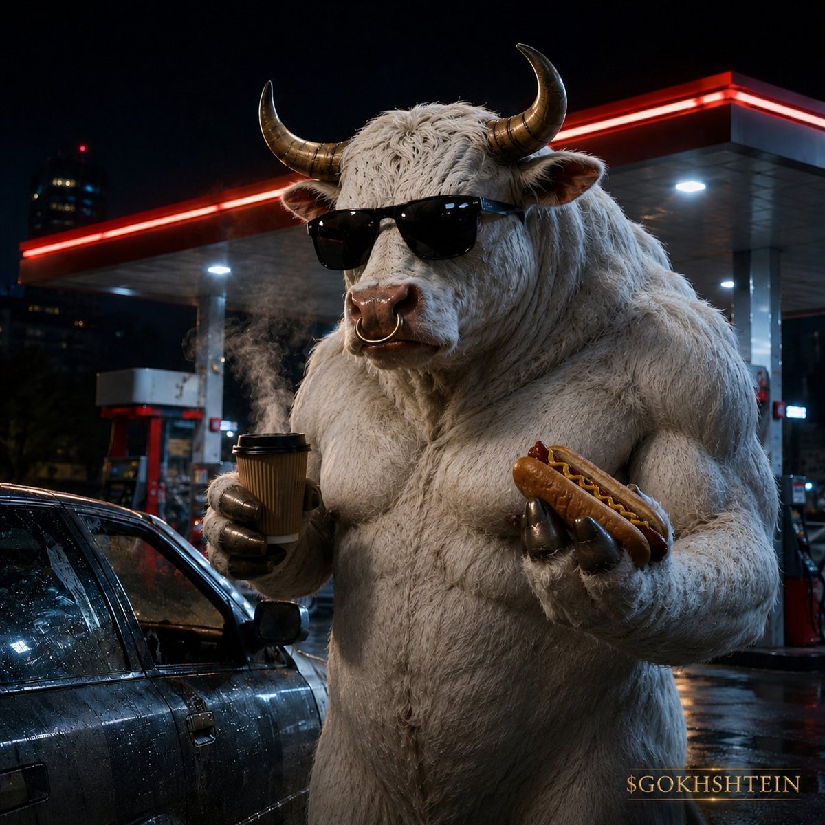 bubblebut320's tweet photo. day 1 of documenting the most unserious white bull on the timeline
$GOKHSHTEIN https://t.co/JlZa91yJDL