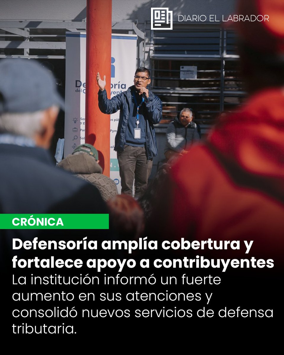 ElLabradorOf's tweet photo. 💼 Defensoría del Contribuyente fortalece su apoyo a la ciudadanía
📈 La institución informó un crecimiento sostenido en atenciones y servicios especializados para contribuyentes.
📰 Léelo completo en nuestro sitio 👉 https://t.co/Q08Dr2x5Le https://t.co/QkUQceZB8t