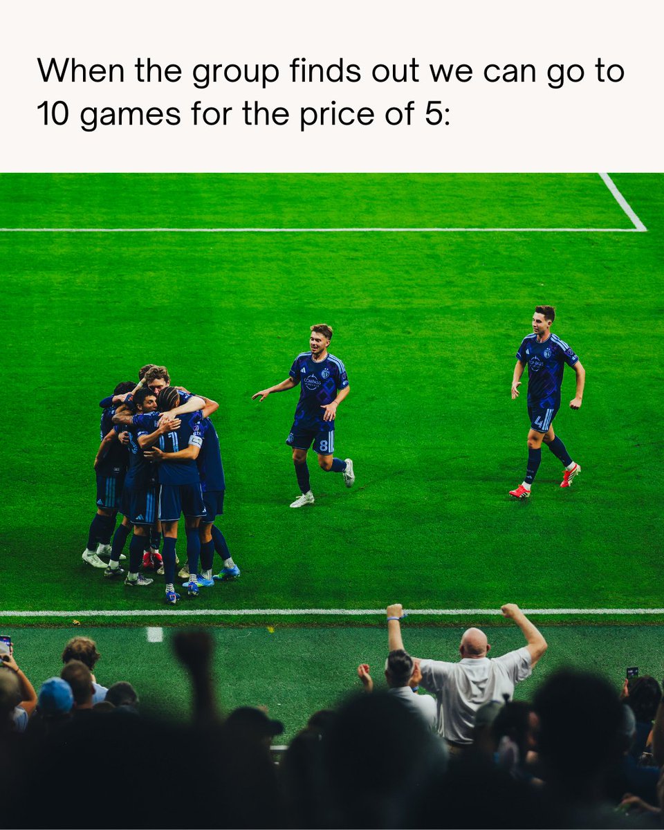 SportingKC's tweet photo. The Back Half Bundle is a deal worth celebrating! 🙌 

Claim yours today! https://t.co/vKZocv8ry4 https://t.co/iAvWGYWhqS