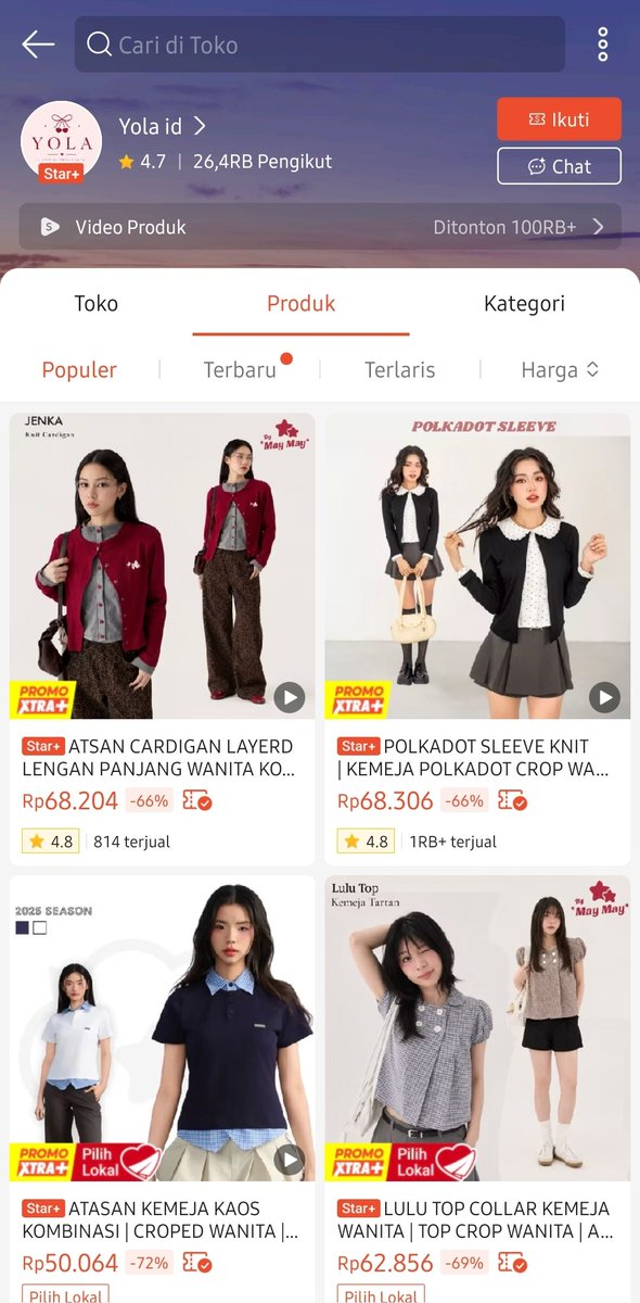 nahzaaii's tweet photo. POV: Definisi effortless cute pakai koleksi Yola id. Coquette vibes tapi harganya super ramah. 🩰🌷

🛒🍊 https://t.co/EfnFBwhrFx https://t.co/qDkzfESEdQ