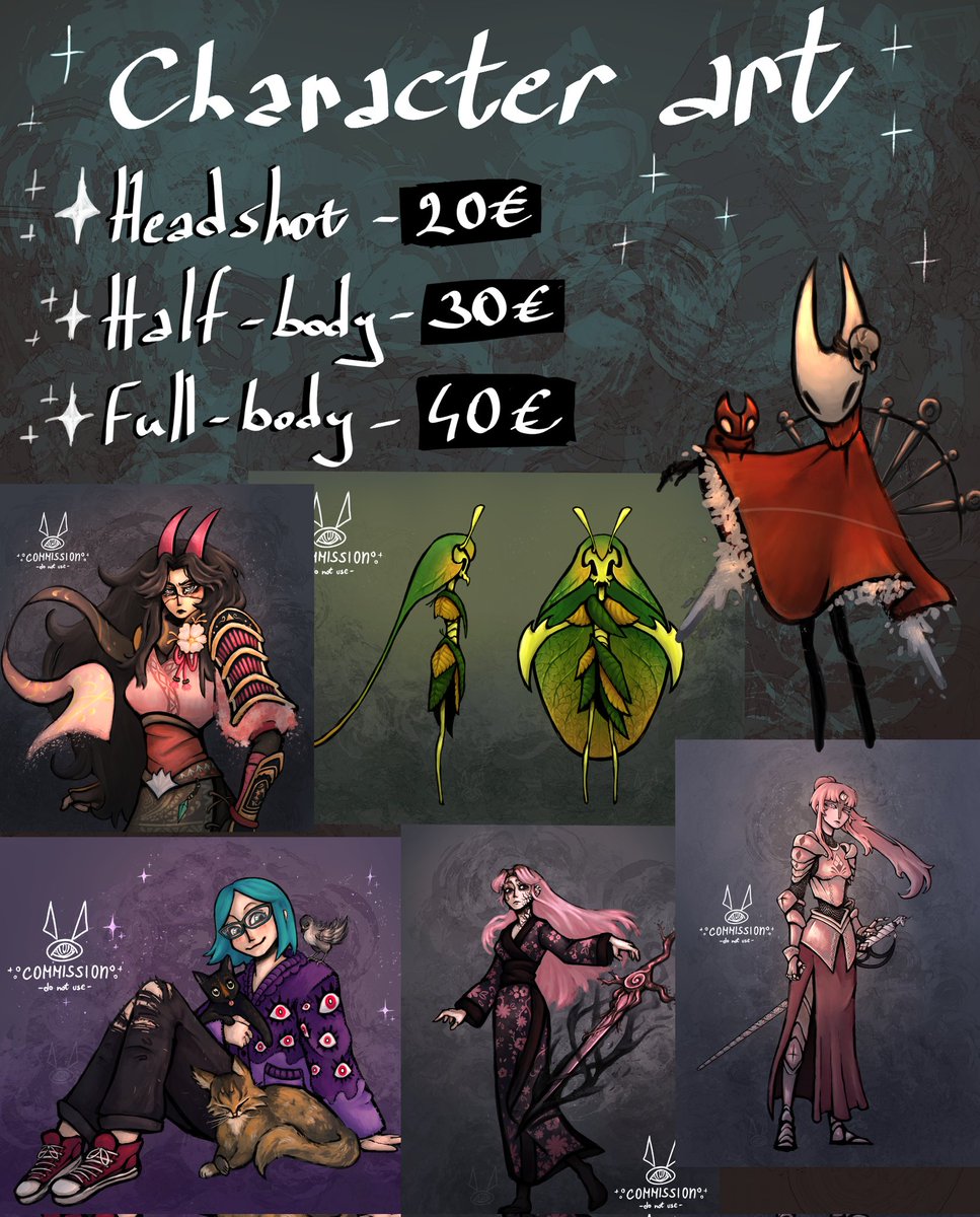 satumatim's tweet photo. •°☆COMMISSIONS are open!!☆°•
Link below and in bio
#vgencommissionopen #vgen #artcommissionopen https://t.co/uJtfDPnF4H