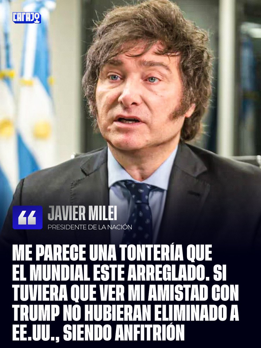 CarajoStream's tweet photo. El Javo es una maquina de cerrar culos contra los conspiranoicos que piensan que el Mundial está arreglado para Argentina 😎 https://t.co/KWuUw2mV9X