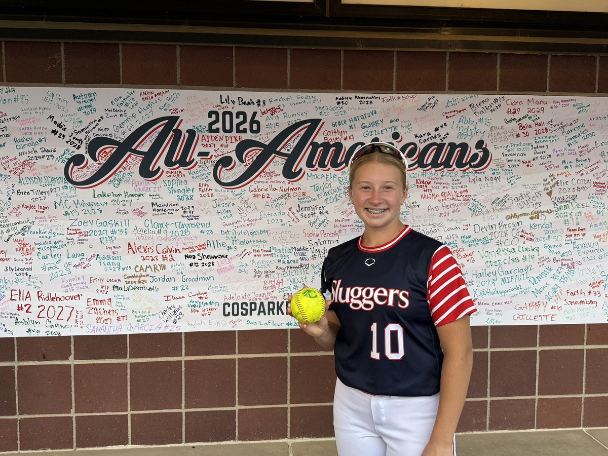 Emilyp_2029's tweet photo. I had a great time playing in the @triplecrownspts Colorado Sparkler! 
 I started the week off by attending a camp on Sunday then played a showcase game on Monday. I was even selected by college coaches to play in an All-American game on Thursday.

Pitching: I pitched 21.2 innings and appeared in 7 of our 8 games plus a showcase game and an All-American game. I competed and kept my team in every game I pitched. 

Hitting: I hit .400 not including going 5-5 in the showcase and All-American games where I also hit 2 home runs.  

Here are a couple pictures and a video of one home run in the All-American game. There is also a video of me pitching in our first bracket game where I started, had a teammate relieve me, and then returned to close the game for a save with a strikeout.

@LLS_2011_KS 
@LadySluggersOrg