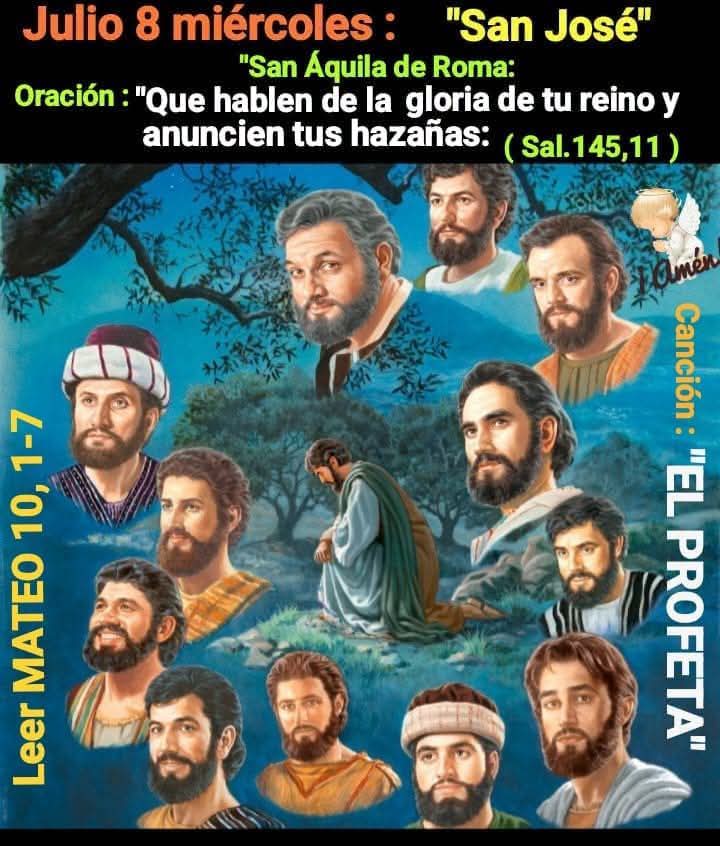 Elhalcondandy's tweet photo. 🌱Santa Misa 1️⃣4️⃣.ª T.O. 8-julio-2026🌱🟩 Ciclo A Año Par🌳P. Chelo

💚Oseas 5 ⟨⟨ ⟩⟩
💚Salmo Responsorial: 104 ⟨⟨ ⟩⟩
💚Evangelio: San Mateo 10 ⟨⟨ ⟩⟩

🗣️Ofrendas métodos normales-Compromisos mensuales
🚫🎥
Suscríbete 📲FB e Instagram
#somosreencuentrofamiliar #YosoyRF https://t.co/i3ATVY2CHV