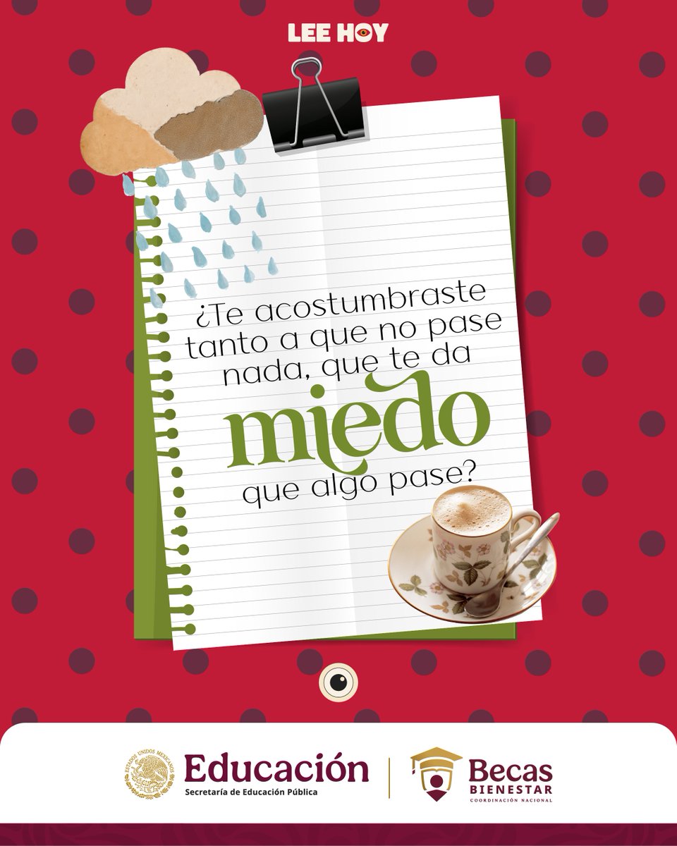 BecasBenito's tweet photo. ¿Cuánto tiempo llevas viviendo en piloto automático? 😥
#LeeHoy📚 | “La Tregua”, de Mario Benedetti.
En esta historia, el escritor uruguayo nos cuestiona qué pasa cuando nos acostumbramos tanto a sobrevivir que olvidamos vivir. ✨🤍 https://t.co/EjDKv62pWC
