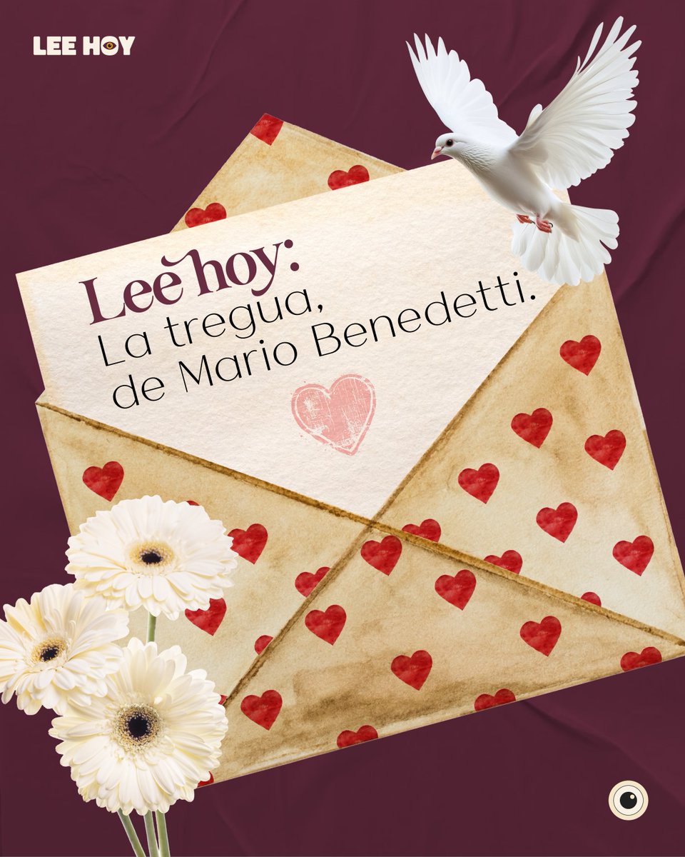 BecasBenito's tweet photo. ¿Cuánto tiempo llevas viviendo en piloto automático? 😥
#LeeHoy📚 | “La Tregua”, de Mario Benedetti.
En esta historia, el escritor uruguayo nos cuestiona qué pasa cuando nos acostumbramos tanto a sobrevivir que olvidamos vivir. ✨🤍 https://t.co/EjDKv62pWC