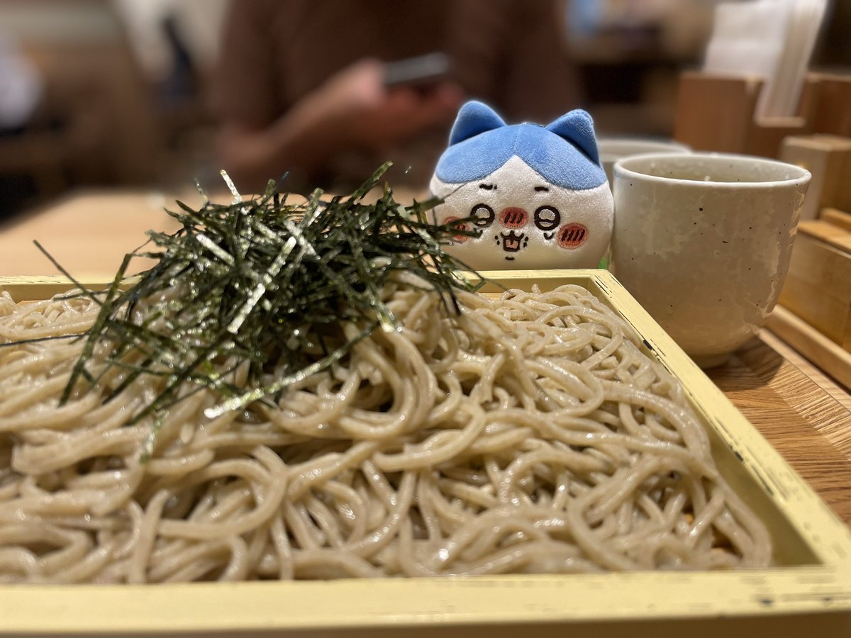 【蕎麦だて】ゴミ箱 お蕎麦だよねェッ… 圧倒的なッ…！！