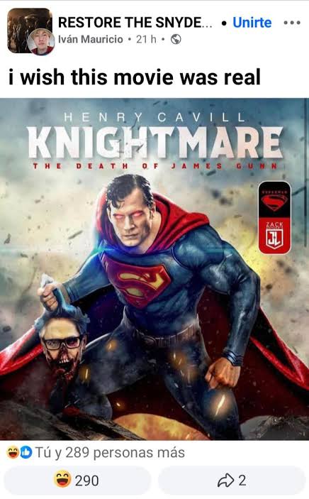 JosuColorado3's tweet photo. @CuberosGomez los más tranquilo que hacen los snydertard https://t.co/up7YPHuIY8
