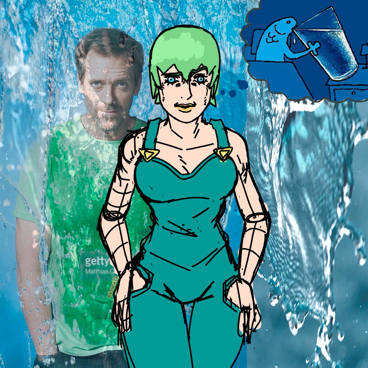 Kincat3's tweet photo. I just made a sketch 
Is something absolutely hideous
#JOJO https://t.co/9J9ZGnKmHh