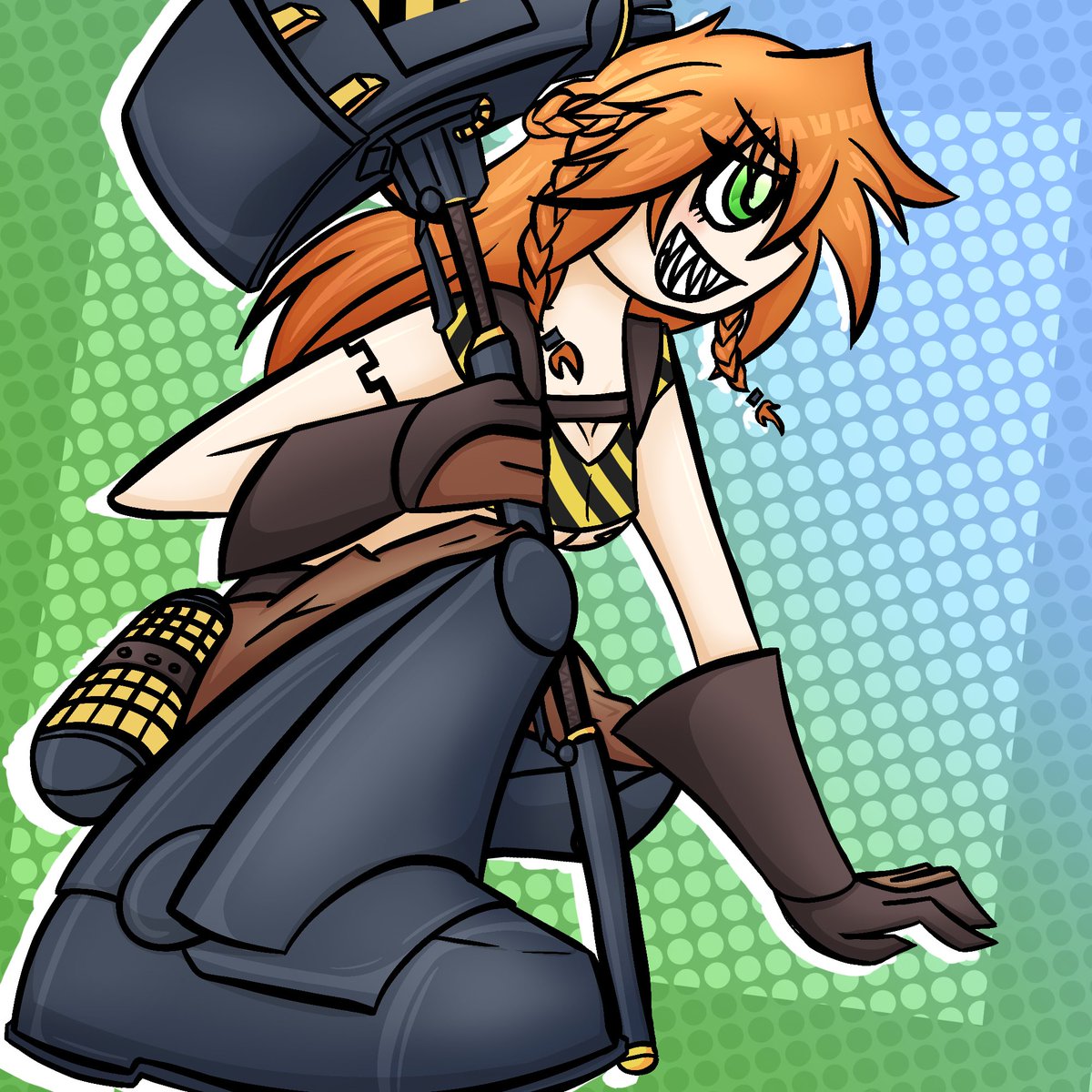 gingavt's tweet photo. Forgot to share the ArtFight I did for attack on @E1_Alpha 

#art #digitalart #fanart #OC #ArtFight #TeamMystery https://t.co/EpY3jqCH0j