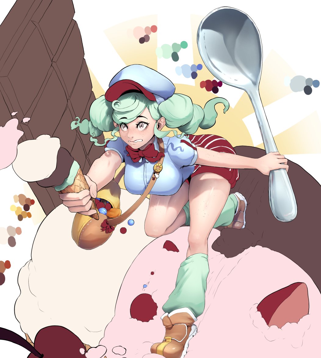 Tasytot's tweet photo. I request that no one ever let me draw ice cream again. My hand was hurting by the time I was done with the first two scoops. https://t.co/R9F61n1UlP